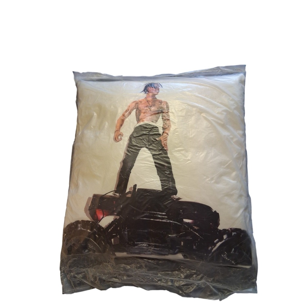 Travis Scott Rodeo Area Throw Pillow Double Sided Rap Hip Hop Cactus Jack 2015